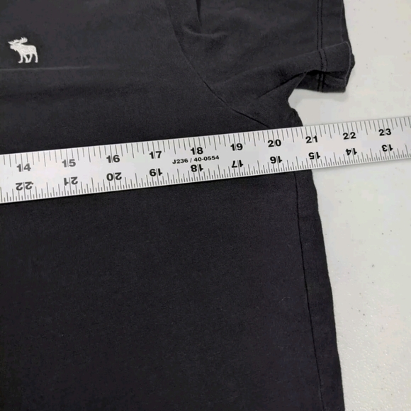 Abercrombie & Fitch Soft A&F Tee T shirt Mens L Gray Short Sleeve 90s Y2K - Picture 5 of 8